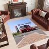Renault Customized Name Area Rug Suitable For Study Room Entryway Dining Room Living Rooms Antislip Rug Office Home Decor