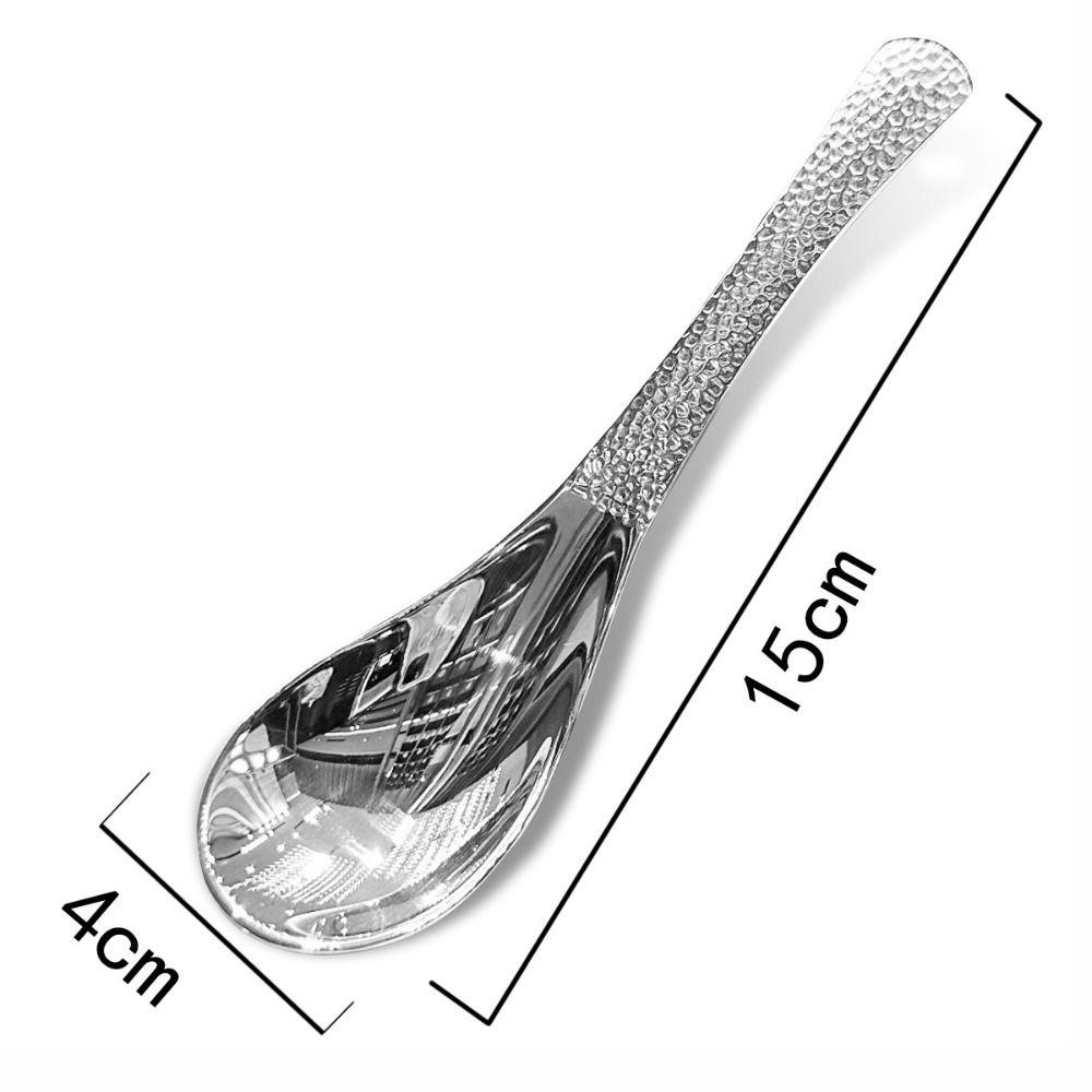 Stainless Steel Deepen Spoon Mirror Polished Tablespoon Good-looking Soup Spoon