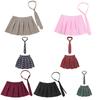 Women's Schoolgirl Cosplay Costume Uniform Plaid Skirt with Necktie Outfits