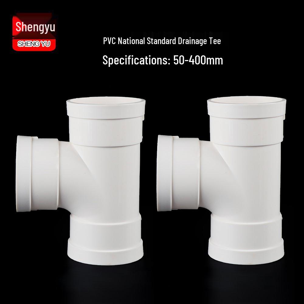 PVC Drainage Reducing Unequal Tee with Inspection and Socket Spigot