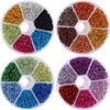 About 1080Pcs/box 6mm Colorful Aluminum Open Ring Split Jump Ring Connector Set for Jewelry Making DIY Necklace Accessories