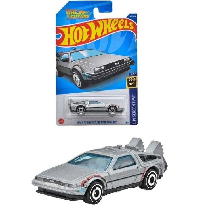 Hot Wheels Basic Car Back to the Future Time Machine HHF15 Back to the Future Car Miniature Car [Ages 3+]