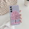 Мягкий прозрачный силиконовый чехол Flower для Xiaomi Redmi Note 13 14T 15 Samsung A55 A35 S24 FE iPhone 15 Huawei Honor 200 Camera Защитный противоударный чехол