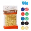 50g Depilatory Wax Beans for Hair Removal Hard Wax Pellet for Wax Warmer Hot Film Waxing Beads for Wax Heater Machine Unisex