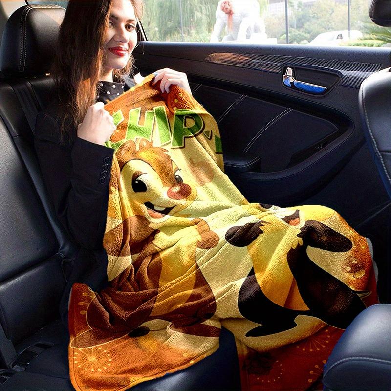 1 шт., Плед Чип и Дейл Мягкое и Уютное Покрывало для Домашнего Декора, Дивана, Кровати, Путешествий, Кемпинга, Автомобиля, Пляжа, Офиса, Дремоты Идеальная Идея для Подарка