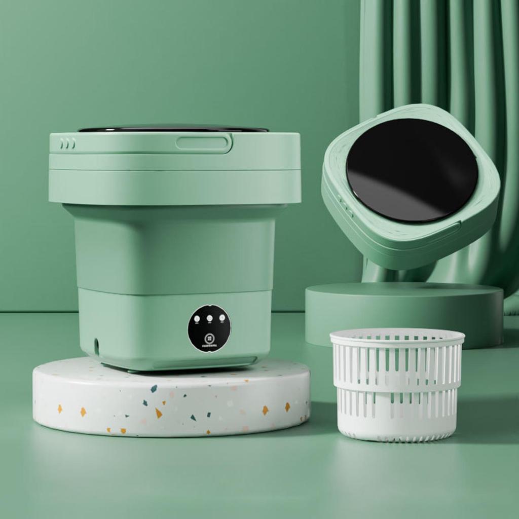 Стиральная машина для нижнего белья 6,5 л, портативная складная стиральная машина для мини-бюстгальтера, детская одежда, мелкие предметы, стиральная машина для общежитий, кемпинга и путешествий