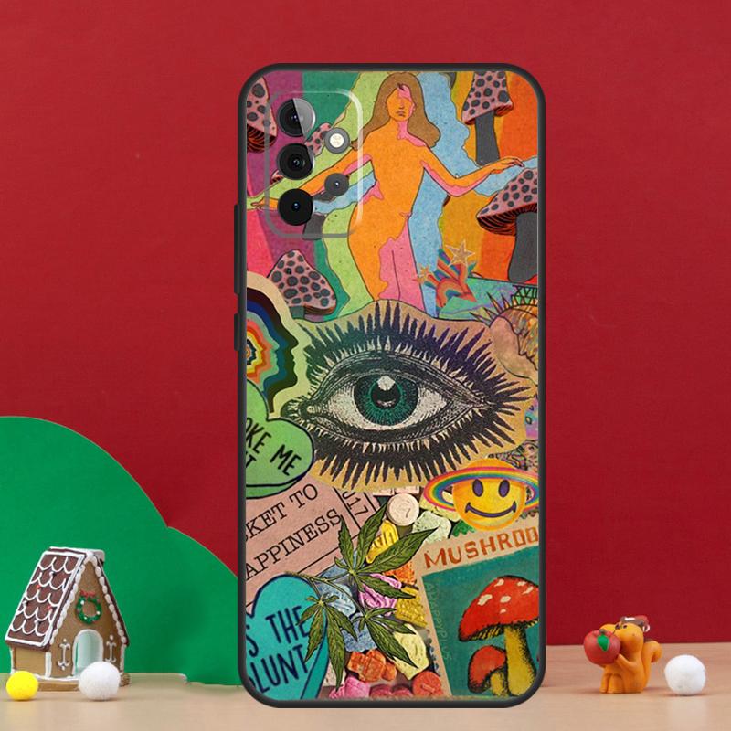 Чехол-иллюстрация для глаз для Samsung Galaxy A36 A56 A06 A13 A53 A32 A12 A22 A52 A35 A17 A16 A55 A15 A54 A34 A14