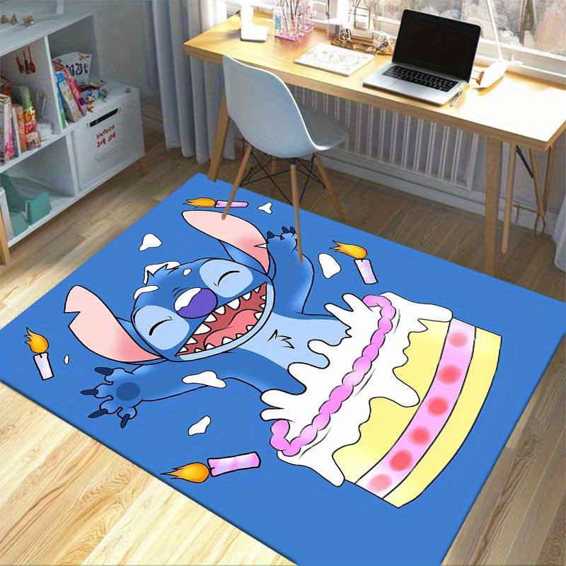 1pc,Stitch Birthday Cake Rug - Cute Home Decor for Room, Office Carpet, Outdoor Mat, Gift IdeaH222