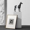 Nordic Light Luxury Horse Ornaments Creative Hunting Living Room Desktop Entrance Office Wine Cabinet Home Decoration Gift