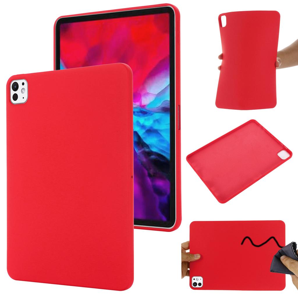 Для iPad Про 11 (2024) Чехол Жидкий Силикон Защита от Царапин Чехол для Планшета