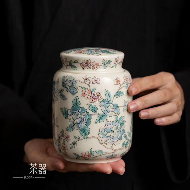 Ретро керамический чайник, высококачественный эмалированный герметичный чайник, переносной керамический горшок для имбиря, настольное украшение для дома, свадебные украшения