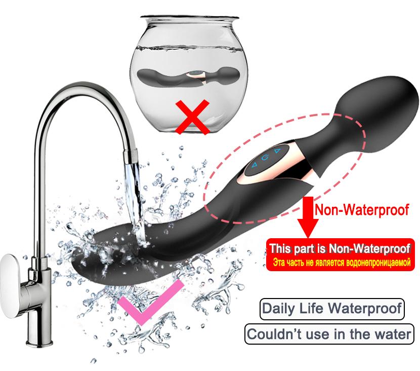 10 скоростей, мощные большие вибраторы для женщин, волшебная палочка, массажер для тела, секс-игрушки для женщин, стимулирующие клитор, женские секс-товары