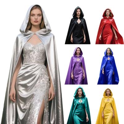 Размеры S-XL Дьявольская мантия волшебника Регулируемая завязка Машинная стирка Плащ Полиэстеровый костюм Для тематического мероприятия