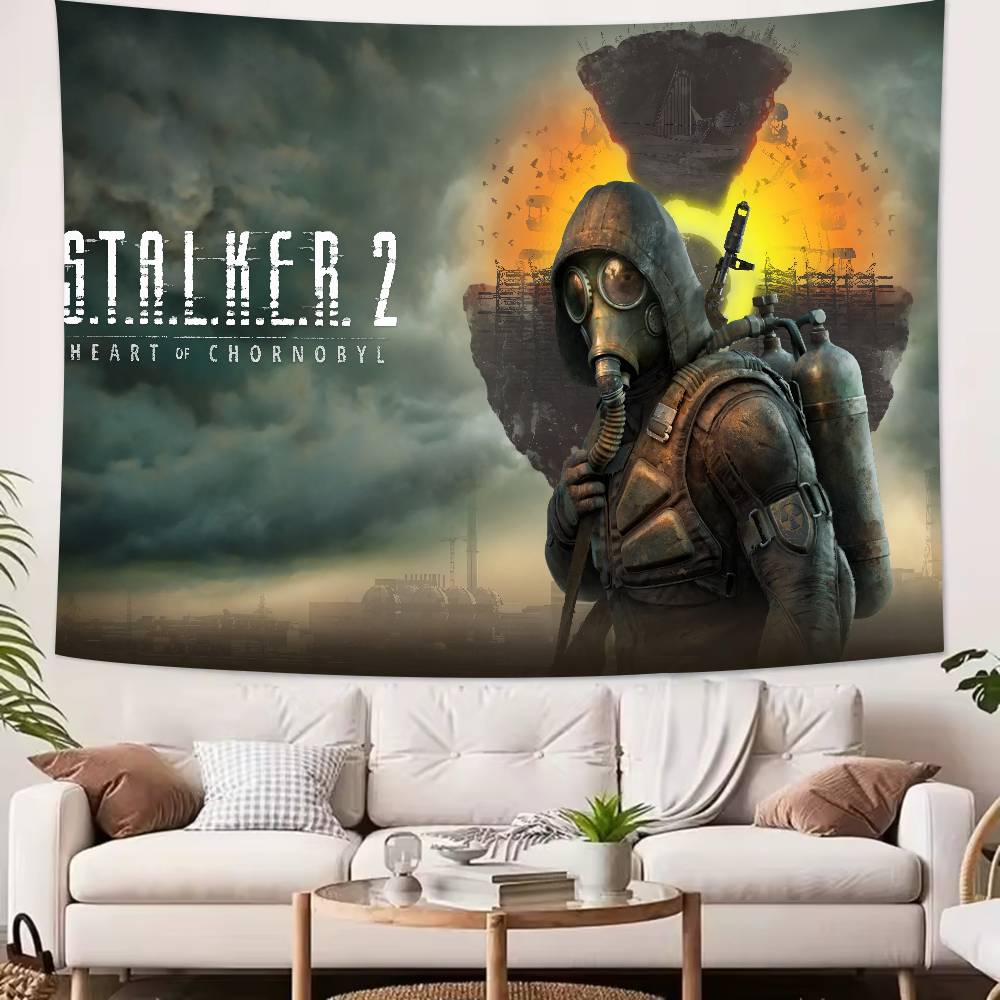 Хоррор Триллер Приключенческая Игра Серия Игр SSTALKER Гобелен Украшение Спальня Общежитие Фон Гостиная Клуб Гобелен