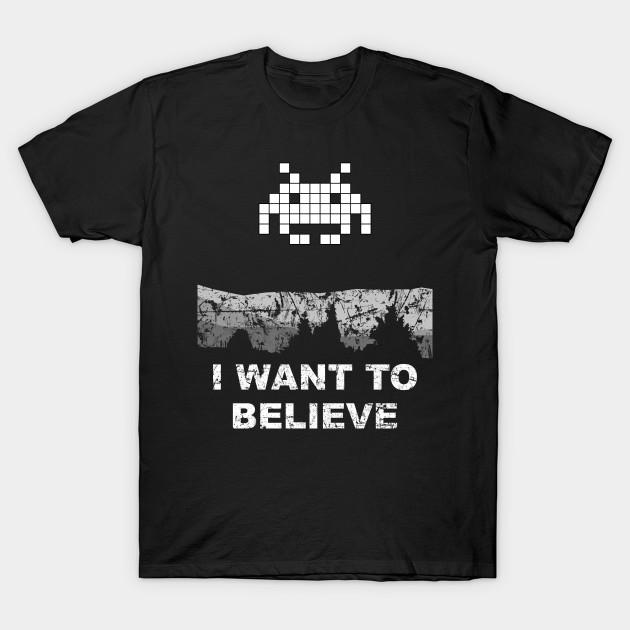 Men Black Print T-shirt Invader X No-Cut Heat Transfer Print Cotton Tshirt