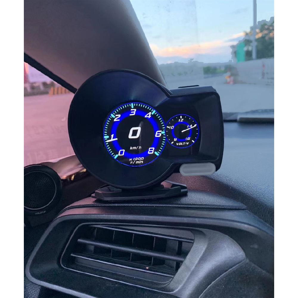 Автомобильный Obd Hd Lcd Hud Проекционный Дисплей Цифровой Многофункциональный Датчик Буст Инструмент Сканирования
