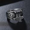 Vintage Ring Men's North Odin Celtic Knot Talisman Ring Jewelry