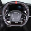 Real Carbon Fiber Steering Wheel Volume Button Cover For Corvette C8 20-25 US