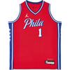 Dri-FIT NBA Philadelphia 76ers Джеймс Харден V-образный вырез без рукавов Детские топы Красный 3Y2B7BXJP-76RJH