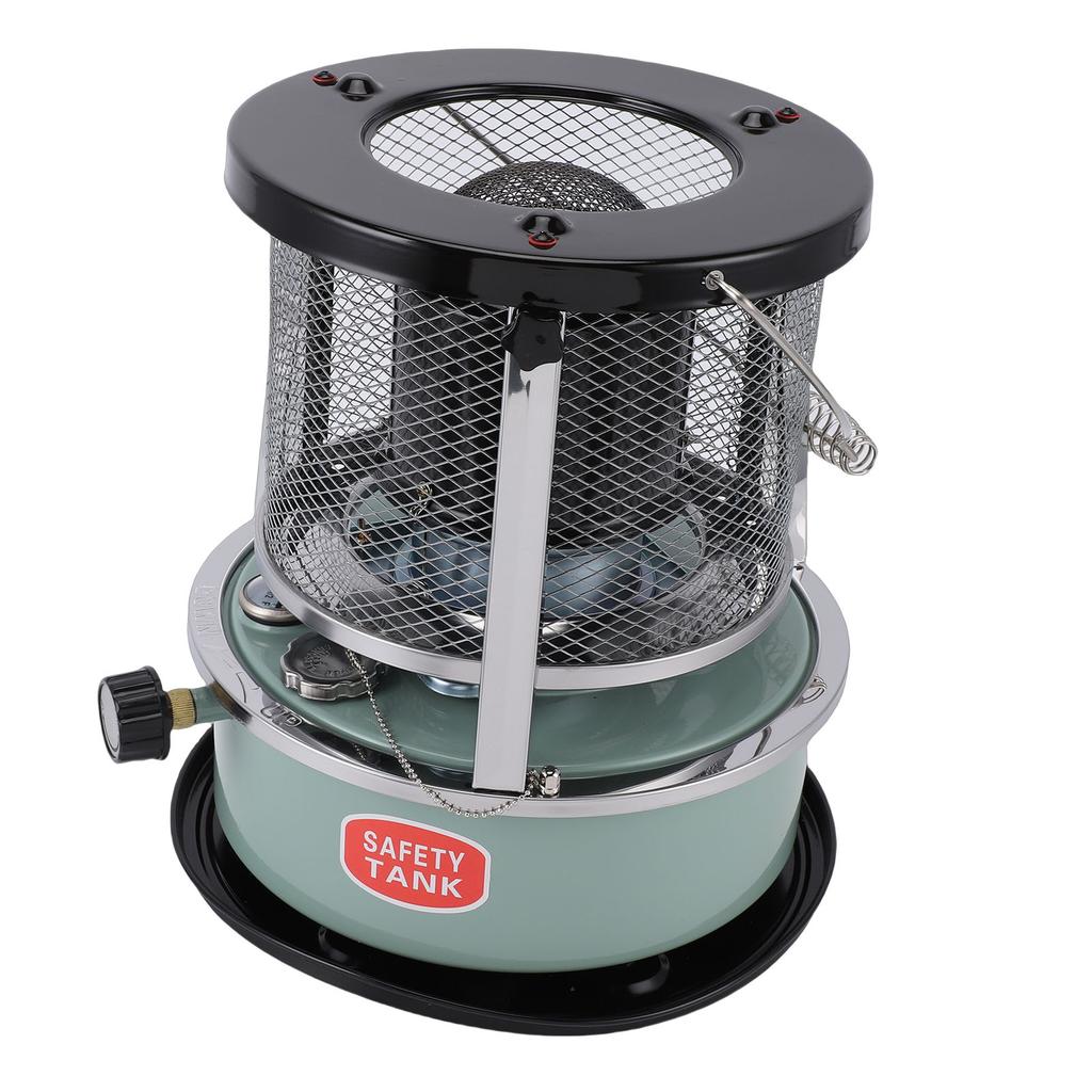 Indoor Outdoor Kerosene Heater 2.6KW Adjustable Height Non Electric Portable 2 in 1 Stove Heater for Camping Garage