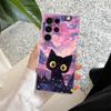Ретро Масляная Живопись Звездное Небо Кот Прозрачный Чехол Для Samsung Galaxy S26 S25 S24 S23 Ultra S20 S21 FE S22 Plus S26 Ultra Чехол Для Телефона