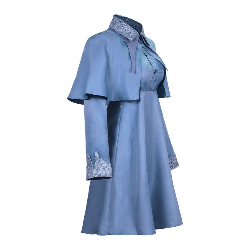 (Kids 120) Harry Potter Fleur Isabelle Delacour Cosplay Costumes Beauxbaton School Uniform Set for Kids Adults