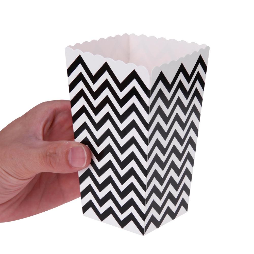 12шт блестящие 8 цветов коробки для попкорна товары для свадебной вечеринки