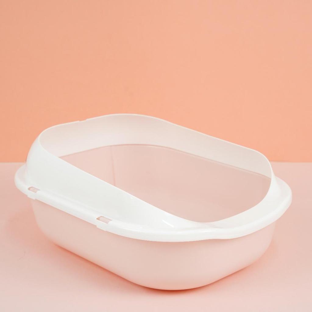 Открытый кошачий туалет с защитой от брызг