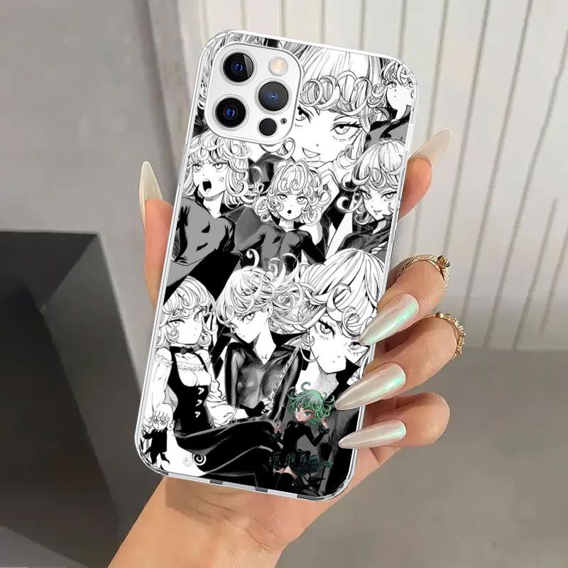 1 Человек-Бензопила Аниме Чехол для Телефона для Iphone 17 Air 16 15 Plus 14 13 Mini 12 11 Pro Max 16E 7 8 SE 2020 Мягкий Чехол Печатный Корпус 17 Air