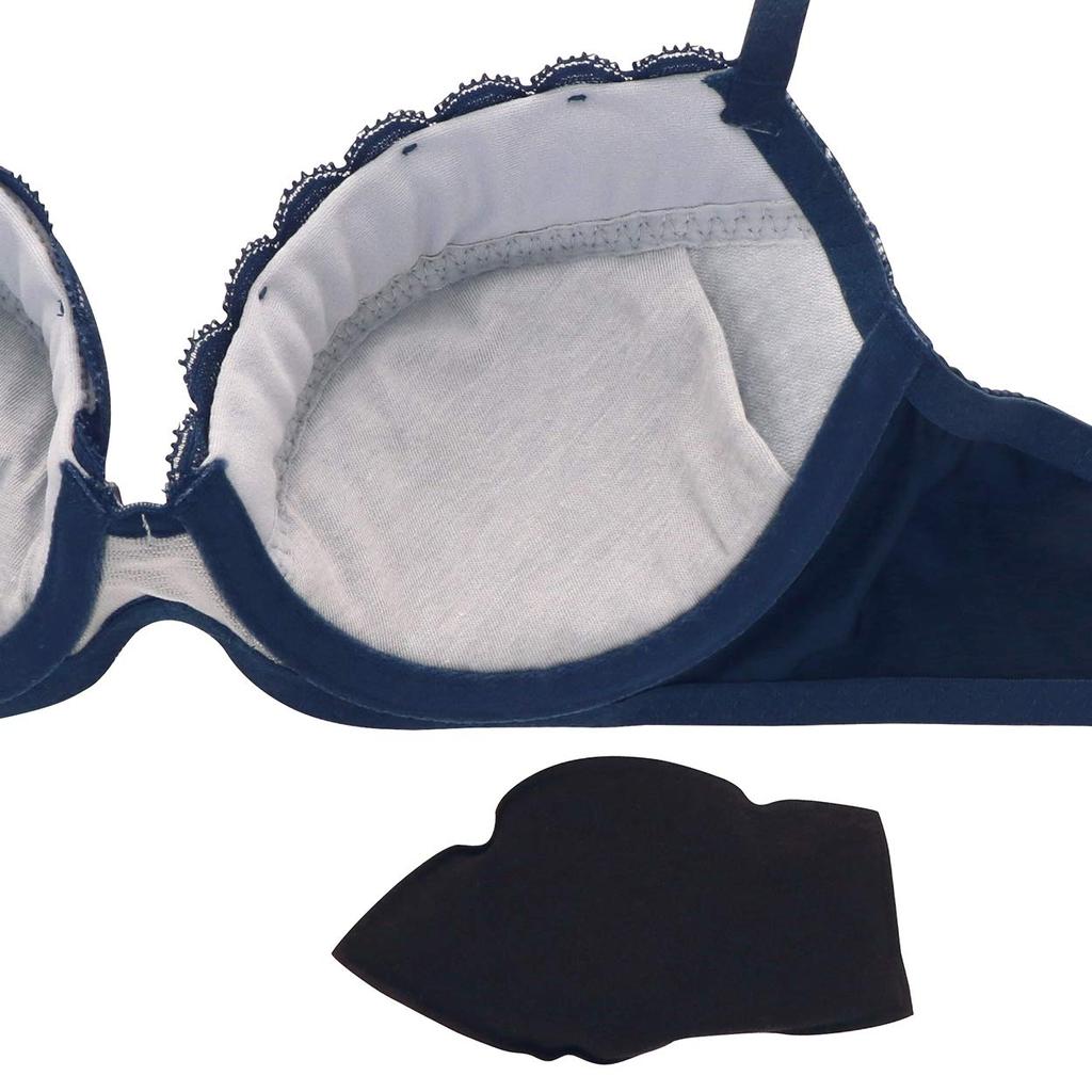 AMOSTYLE Dream Bra Light Bra Shorts Set Daisy Shower M008 F65M Размер (АМОСТИЛЬ) & (военно-морской флот)