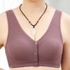 Нижнее белье с пряжкой спереди для женщин со съемным жилетом, креативный бюстгальтер без бретелек большого размера для среднего и пожилого возраста