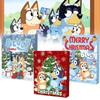 Bluey Advent Christmas Calendar Contains 24 Gifts Box Toys Festivals Countdown