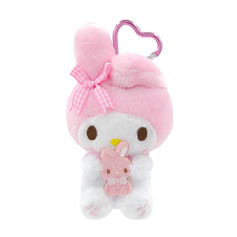 Sanrio Friends Series Pochacco Kuromi plush Toy Keychains Cartoon Hello Kitty My Melody Cinnamoroll Backpack Pendant Girls Gifts