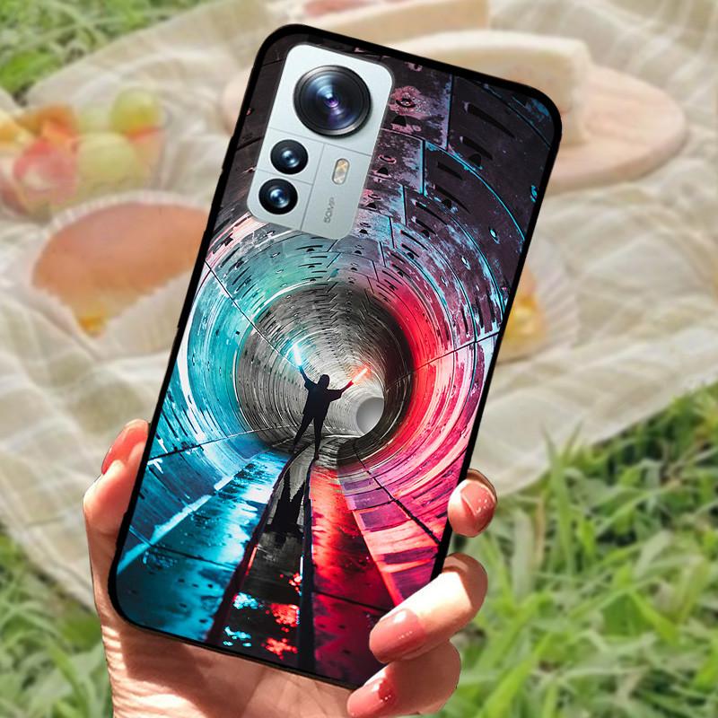 Для Xiaomi Mi 12 Чехол 12X 12S Мягкий Силикон Мультяшный Расписной Чехол для Телефона Для Xiaomi 12 Pro Чехол 12S PRO Ударопрочный Bumper