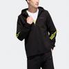 adidas Мужская куртка с капюшоном Neo Favorite с 3 полосками и логотипом, черная GP5659