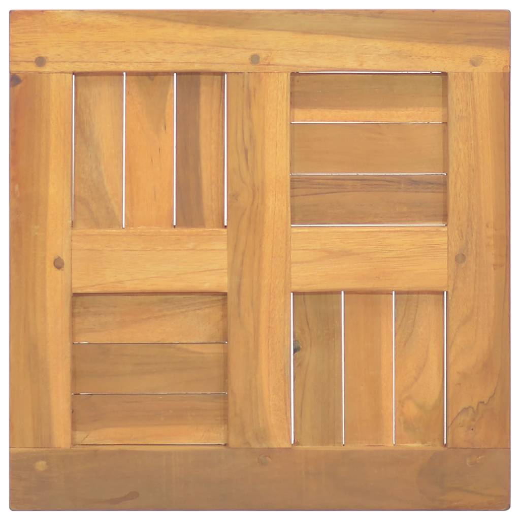 Square Table Top 40 x 40 x 2.5 cm Solid Teak Wood