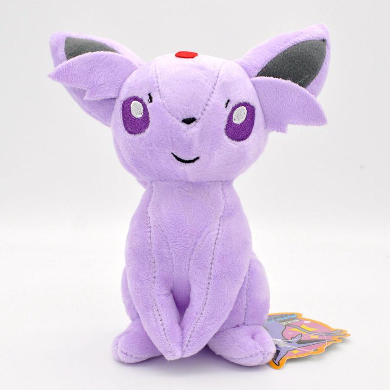 20 см маленькая плюшевая кукла Eevee - круглый сидячий дизайн