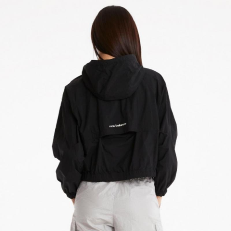 New Balance W Полукропная тканая куртка с капюшоном B1 nbnaf2W322 10 19