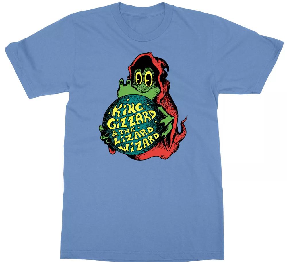 King Gizzard and Lizard Wizard Band blue Tshirt Unisex All sizes X037 Unisex T-Shirt
