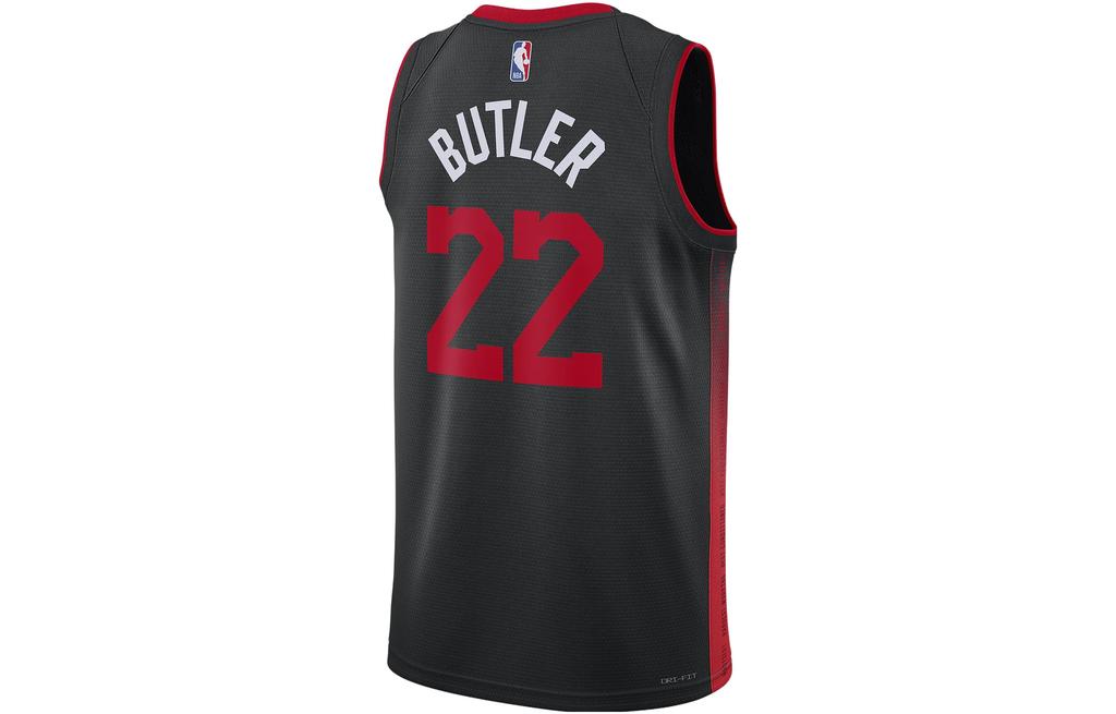 Nike НБА Майами Хит Джимми Батлер Dri Fit Городская версия 23/24 Майка Swingman DX8508-011
