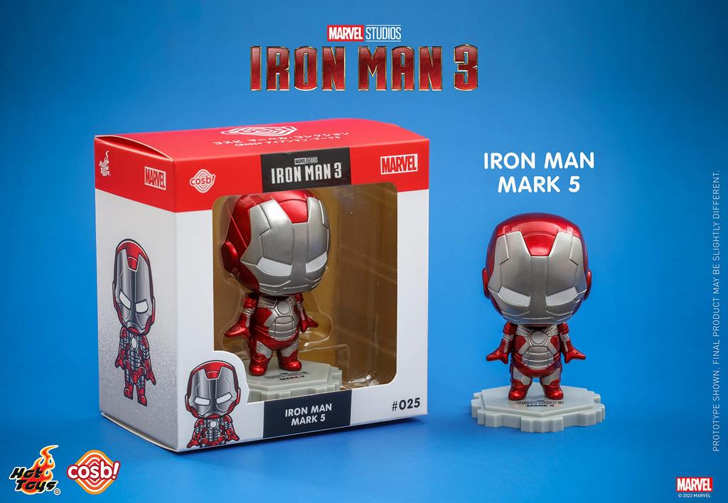 Коллекция Marvel от Косби Железный Человек Марк V из фильма Железный Человек примерно 8 см CBX064 #025 3, фигурка без масштаба, красная, высокая,