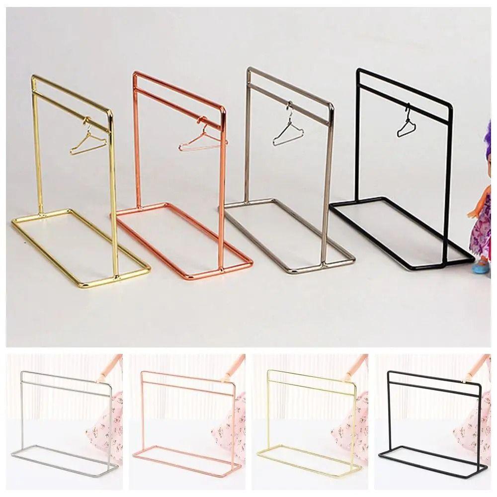 Garment Organizer Doll Clothes Rack Dollhouse Furniture Dollhouse Clothing Rack 1/6 1/12 Scale
