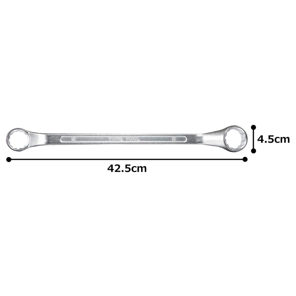 TONE Long Box Wrench Width Across Flats 29 X 32 Mm (45°) HPM45-2932