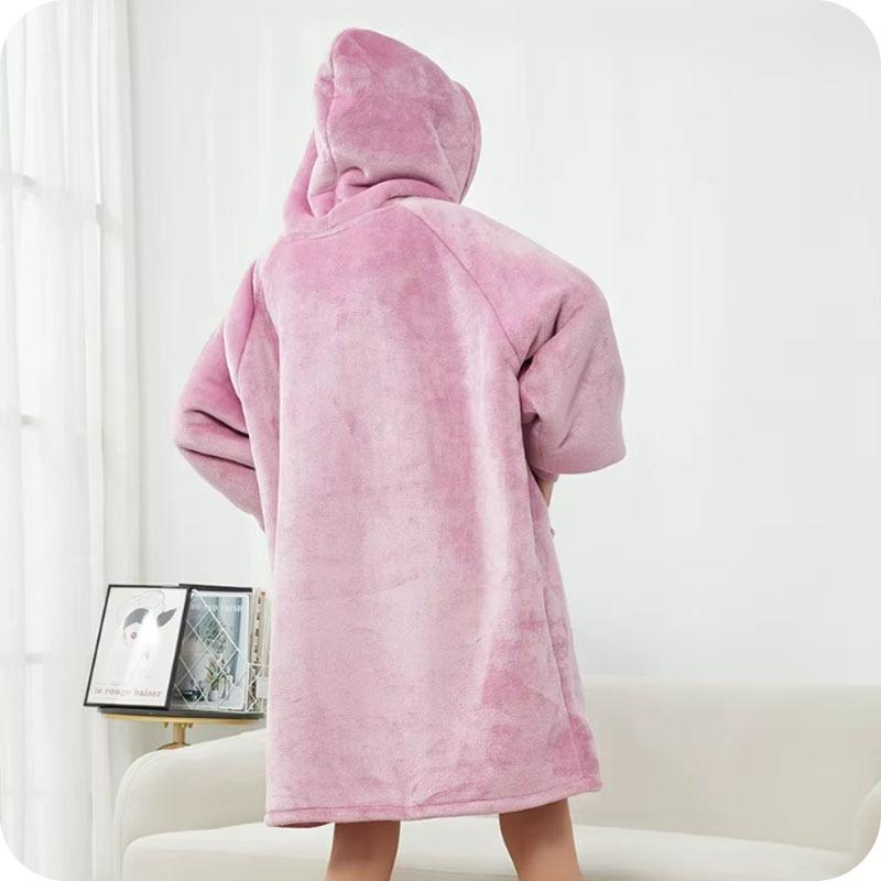Blanket Hoodie - Pink