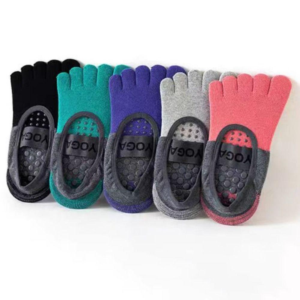 with Elastic Band Five Finger Socks Low-ankle Five Toes Sports Socks Ladies Yoga Socks  Women