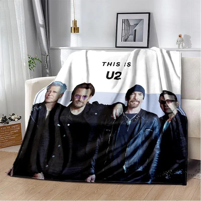 U2 Rock Bang Bono одеяло с 3D принтом, мягкое одеяло для дома, спальни, кровати, дивана, пикника, путешествий, офиса, отдыха, одеяло, детское одеяло