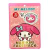 ASUNAROSYA - Нарикури маска для лица Sanrio My Melody Розовая