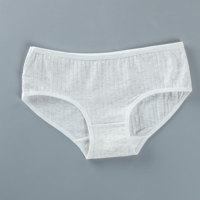 6pc Teenager Briefs Girls Underwear Cotton Briefs Sports Letters Breathable Briefs Pupils 8-14 Years