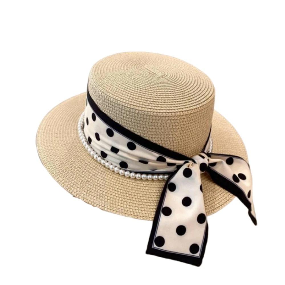 Straw Sun Hat Breathable Wide Brim Hat Travel Hat Sun For Summer Travel Beach Vacation Shopping