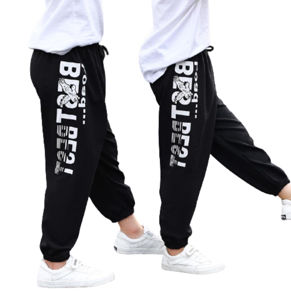 Детские брюки Sprots для мальчиков, повседневные длинные брюки на шнуровке со шнуровкой